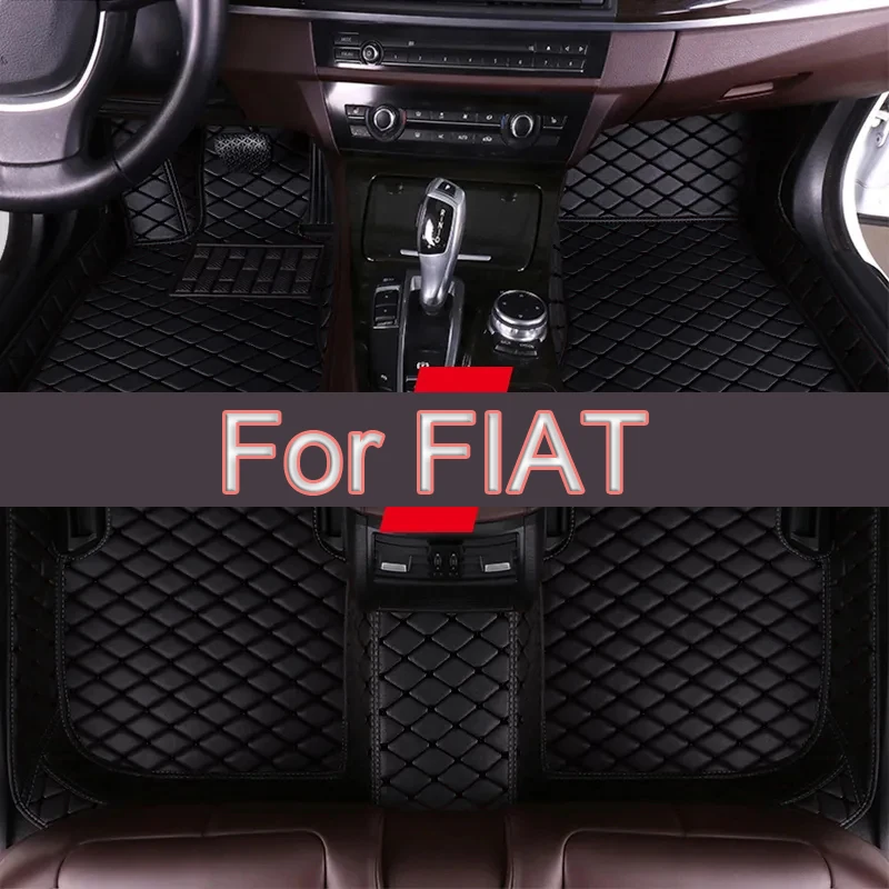 

Car Floor Mats For FIAT FIAT tipo 500 500c 500X Barchetta Croma 126p X1 9 Ducato 124 Spider 500L GrandPunto Car Accessories