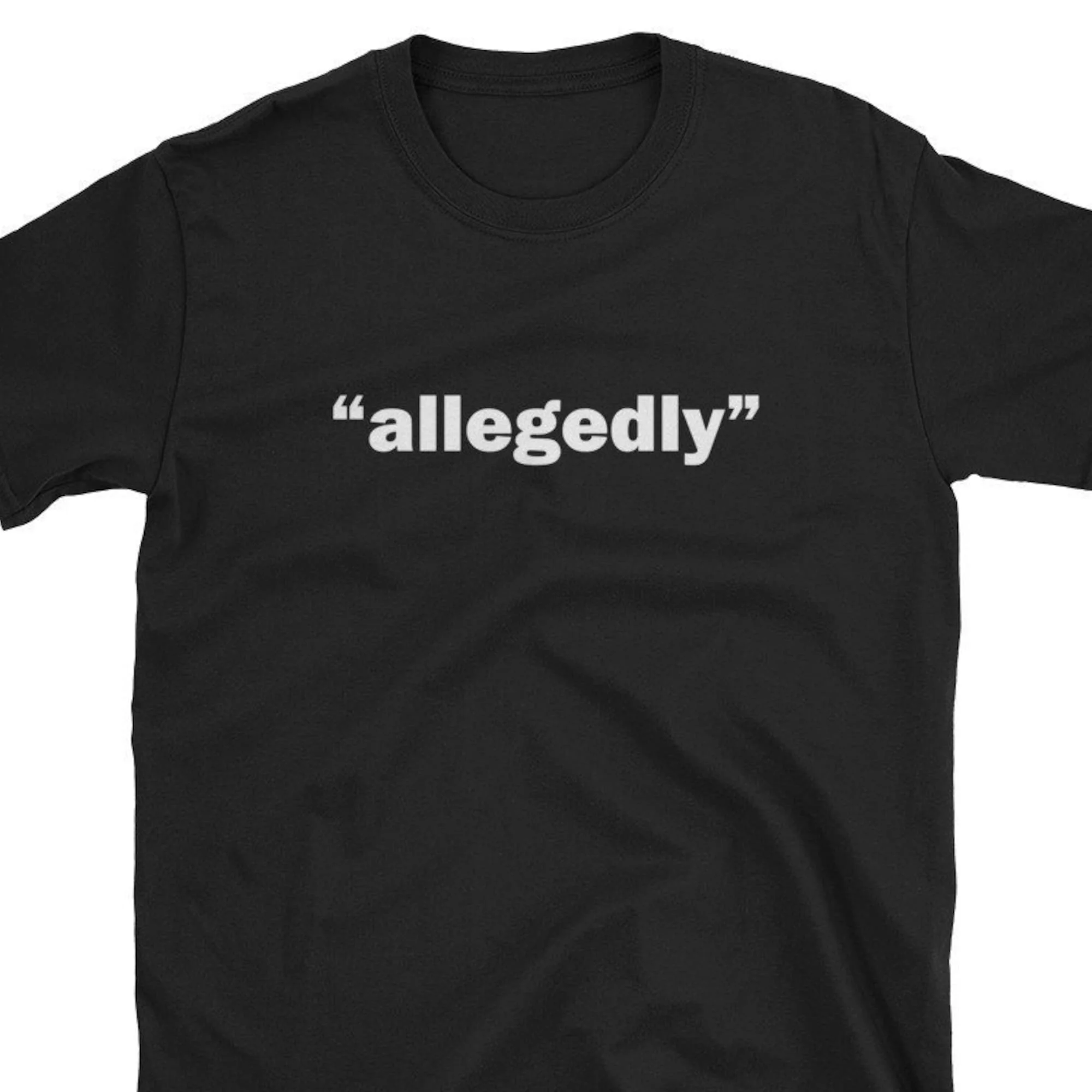 Allegedly Lawyer T Shirt Attorney Criminal Justice Bar Exam Funny