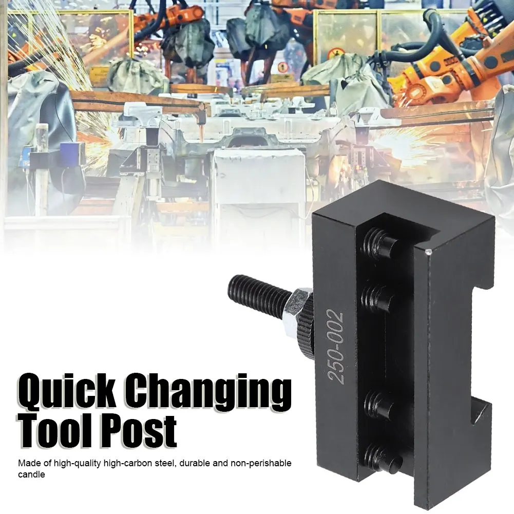 

Quick Changing Tool Post CNC Turning HighCarbon Steel Durable Lathe Tool Holder