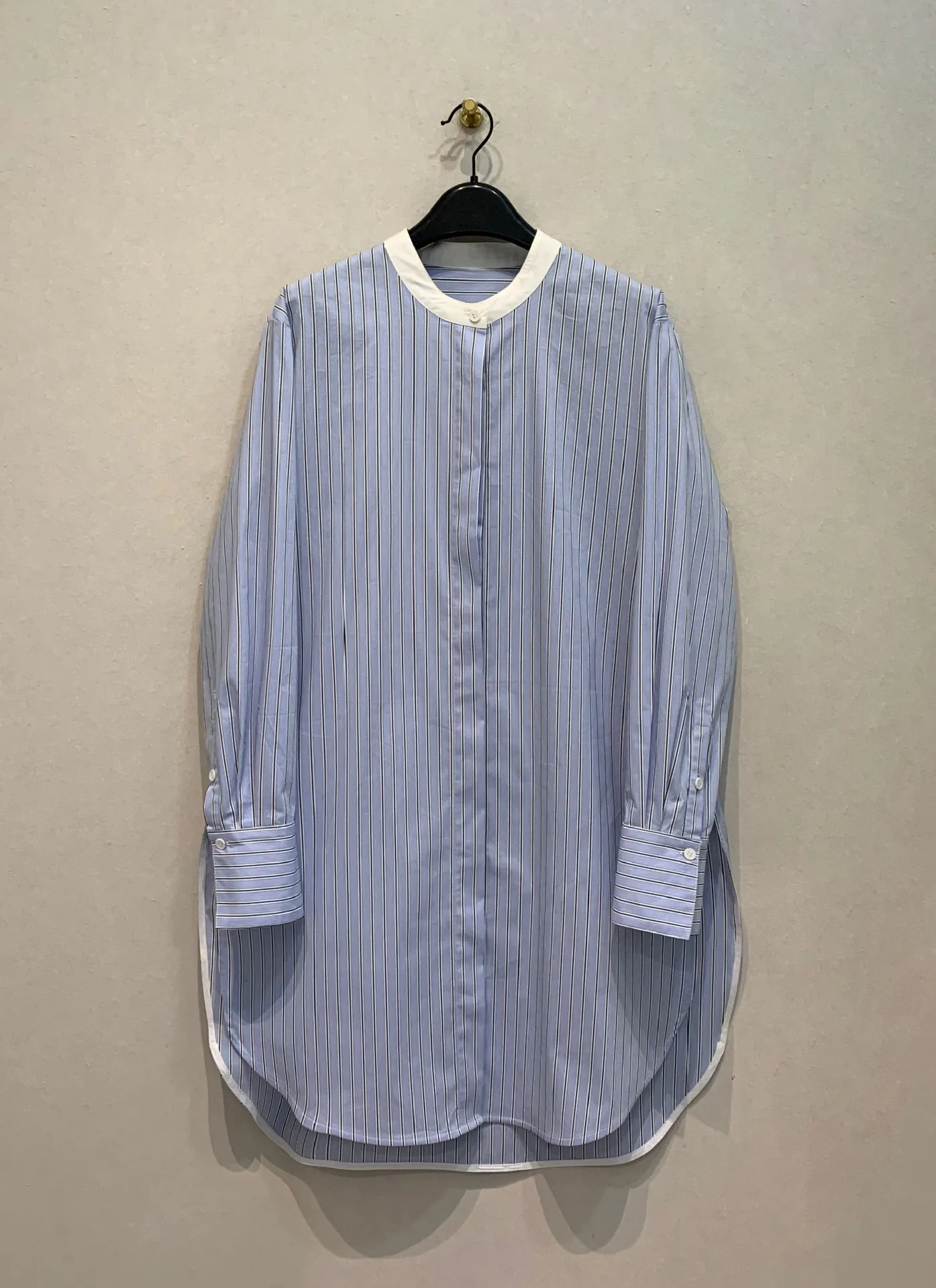 

Тонкая мягкая универсальная рубашка в полоску, новая французская мода Ropa Mujer Lazy Japan, уличная одежда меньшинств, хит продаж, укороченные топы