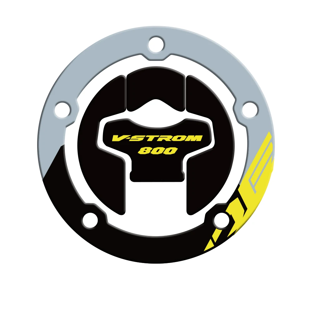 Motorcycle Filler  Gas Cap 3D Gel Protector Sticker Decal For SUZUKI V-strom 800DE 2023-2024