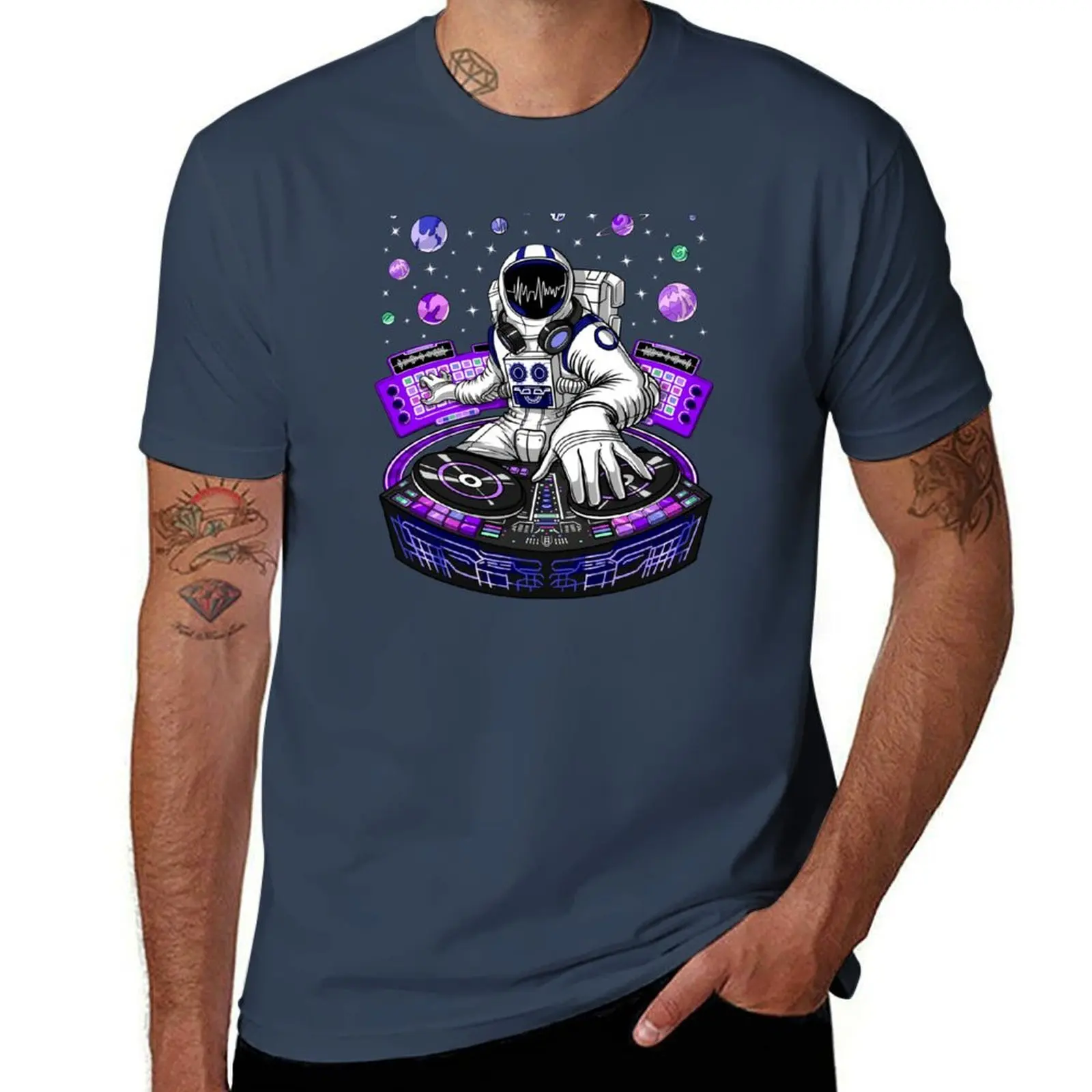 

Astronaut Psychedelic DJ T-Shirt funny t shirts dark humor t shirts for man graphic tees man t shirts graphic T-Shirt