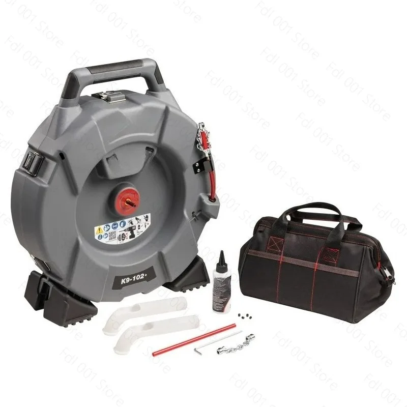 For K9-102 + Electric flexible shaft sewer pipe dredger machine oil pipe wall cleaning commercial catering