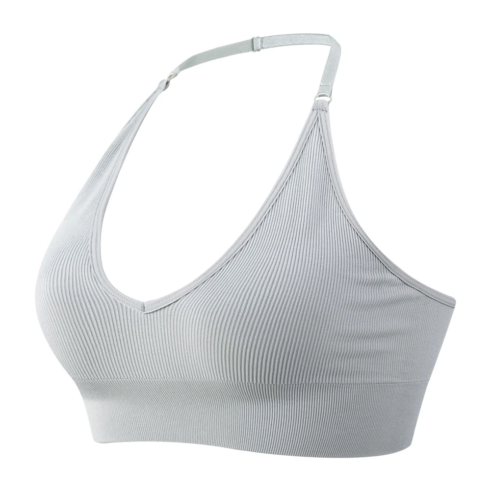 9 Colors Women's Push up Bras Casual Sports Underwear Adjustable Sexy Tank Top Deep V Hanging Neck Threaded Wrapped Chest