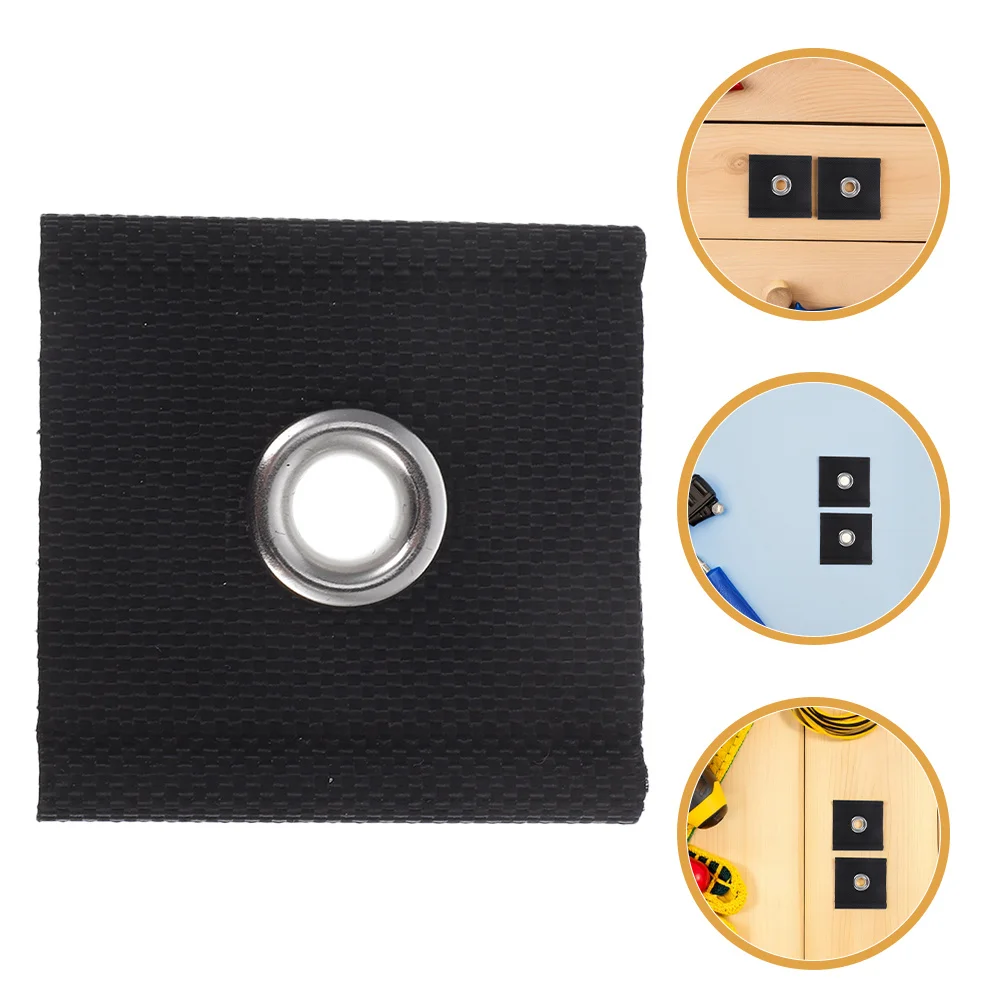 

8Pcs Rv Awning Eyelets PVC Coated Fabric Multi Functional Easy Installation Strong Attachment for Piping Rail Rv Awning Eyelet