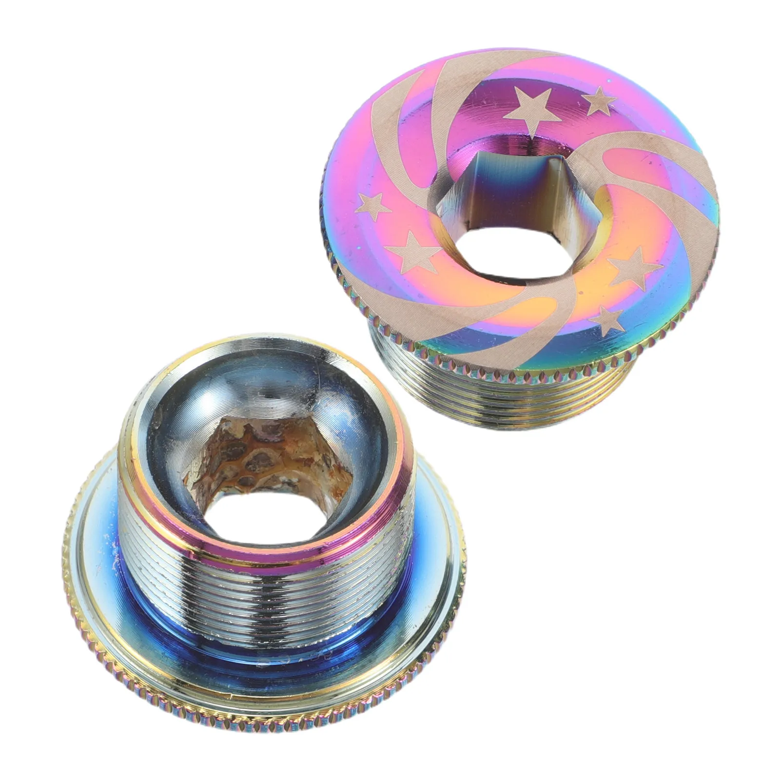 

2 шт. винтов для велосипедного шатуна M20, алюминиевые винты для крышки шатуна, болты для ведущей звезды, пылезащитные заглушки для велосипедного шатуна, винты для ведущей звезды