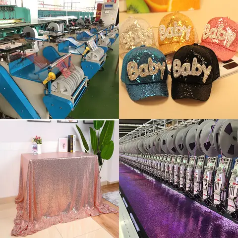 100/200/300 cm paljetttyg med gnistrar som används till festdukar, huvudbonader, dekorationer, husdjurskläder, klänningar, metervara 6 best sales stretchigt paljetttyg - №1