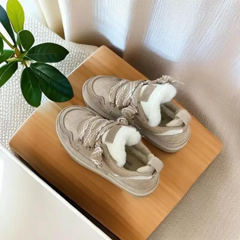 

2025 New Mel Low Top Sheepskin Boots Warm Winter Shoes Fashion Casual Comfortable