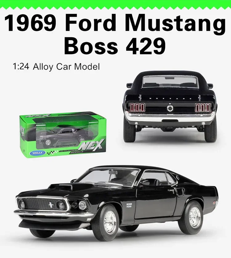 1/24 1969 Ford Mustang Boss 429 （カスタム品） Sda18ce4c0afa4c5eb60d00a1e3437