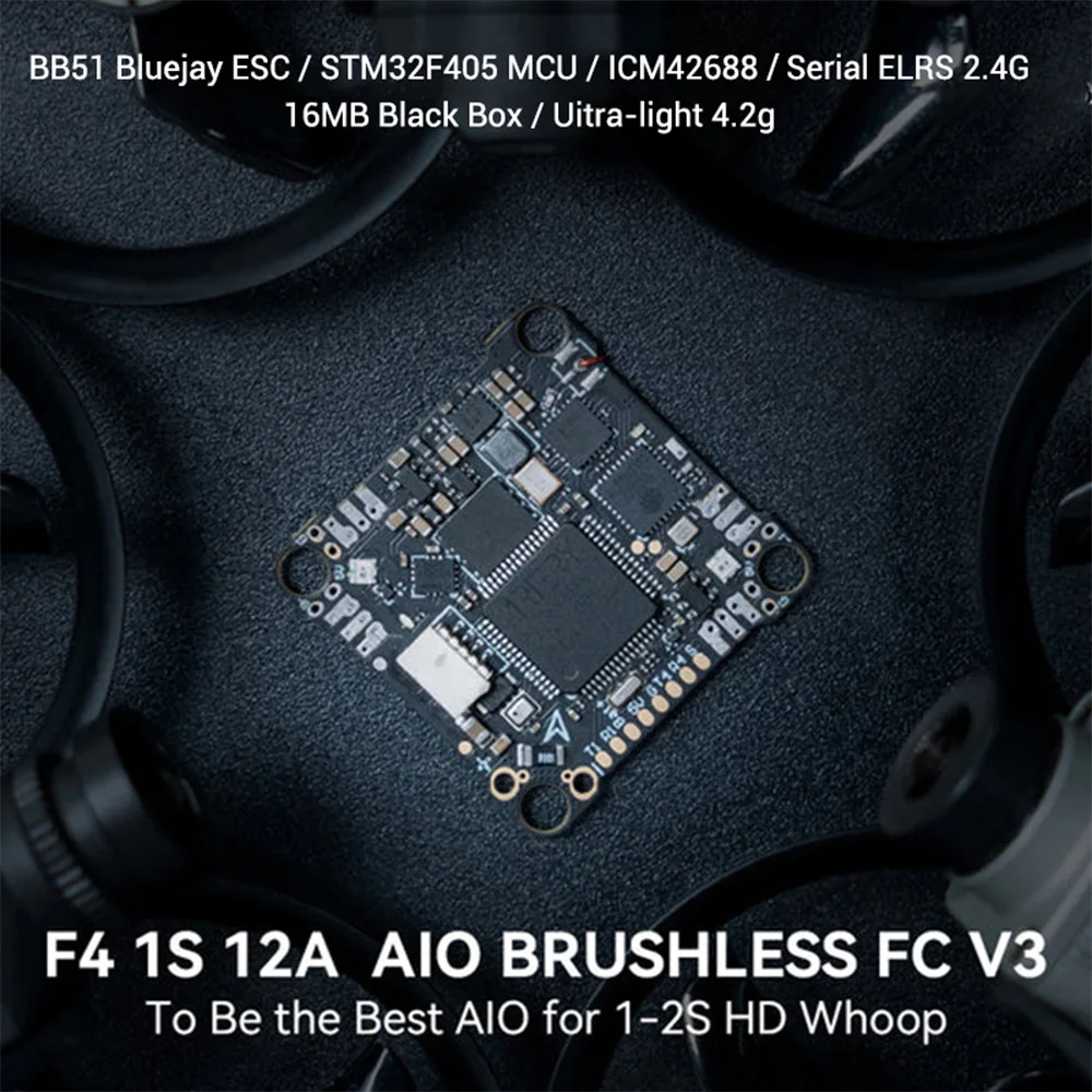 BETAFPV Pavo Pico Brushless Whoop Quadcopter (sin VTX digital HD y cámara)