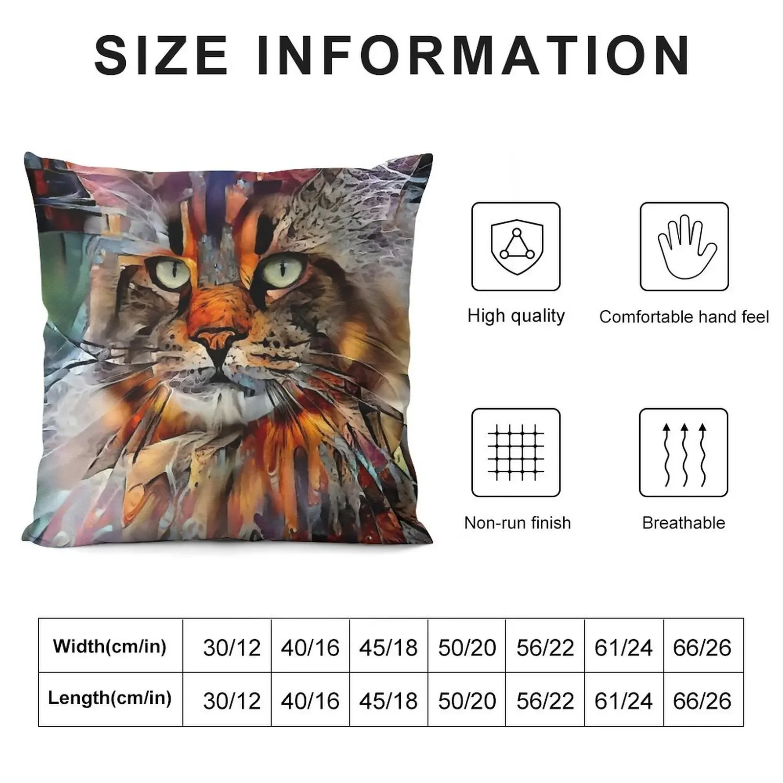 Zikkan, cat, chat, cat, lea roche paintings Throw Pillow Sofa Cushions Covers Decorative Cushions For Luxury Sofa pillow