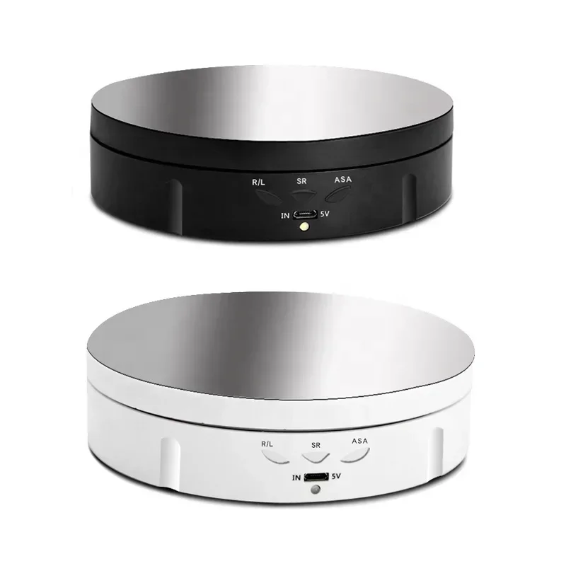 

360 Degree Electric Rotating Turntable Display Stand with Battery For Jewelry and Watches