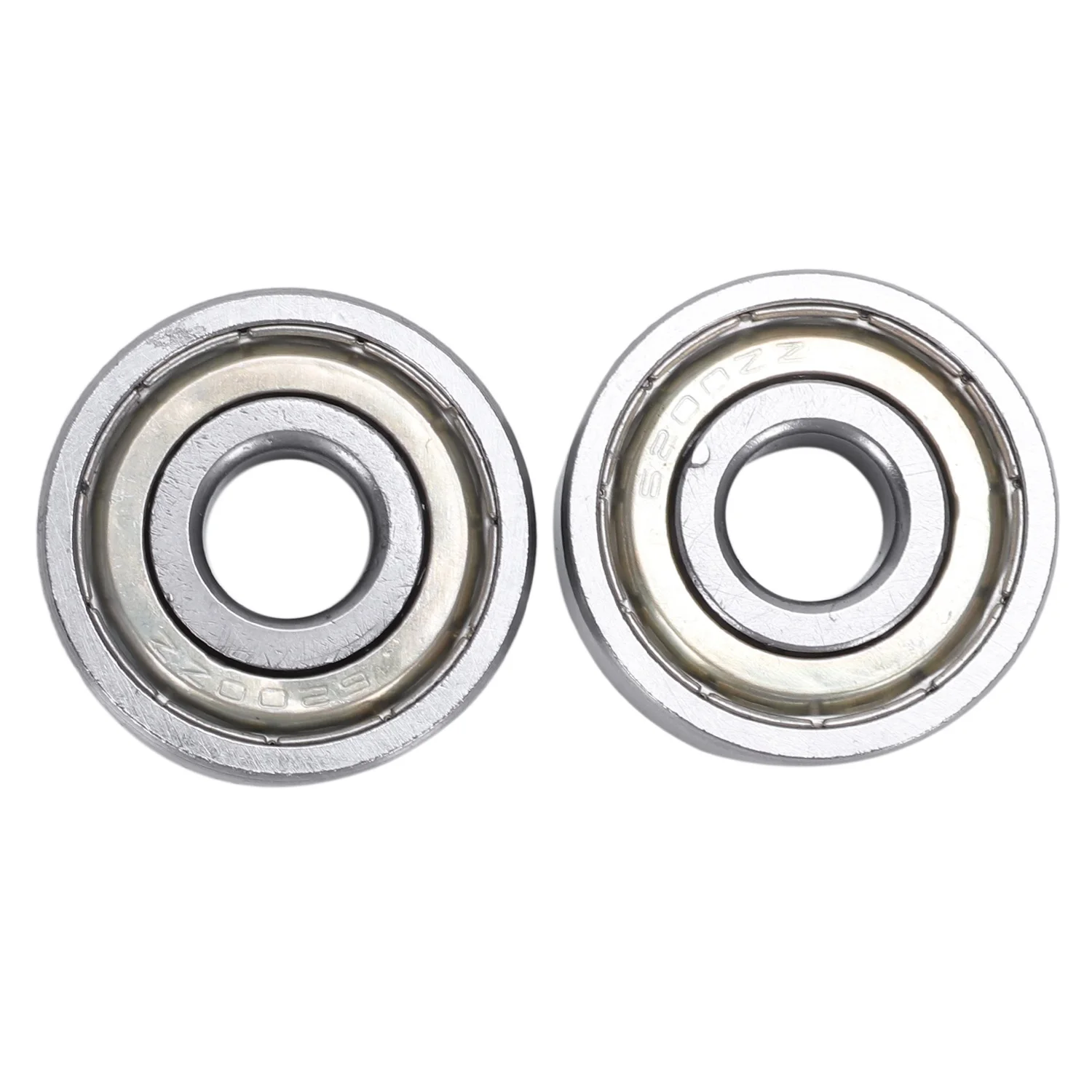 2 Pcs 6200ZZ 10mm x 30mm x 9mm Double Shielded Ball Bearings