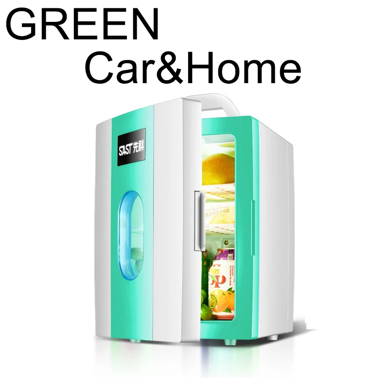 

10L mini car refrigerator refrigeration student dormitory cosmetic refrigerator car home dual-use
