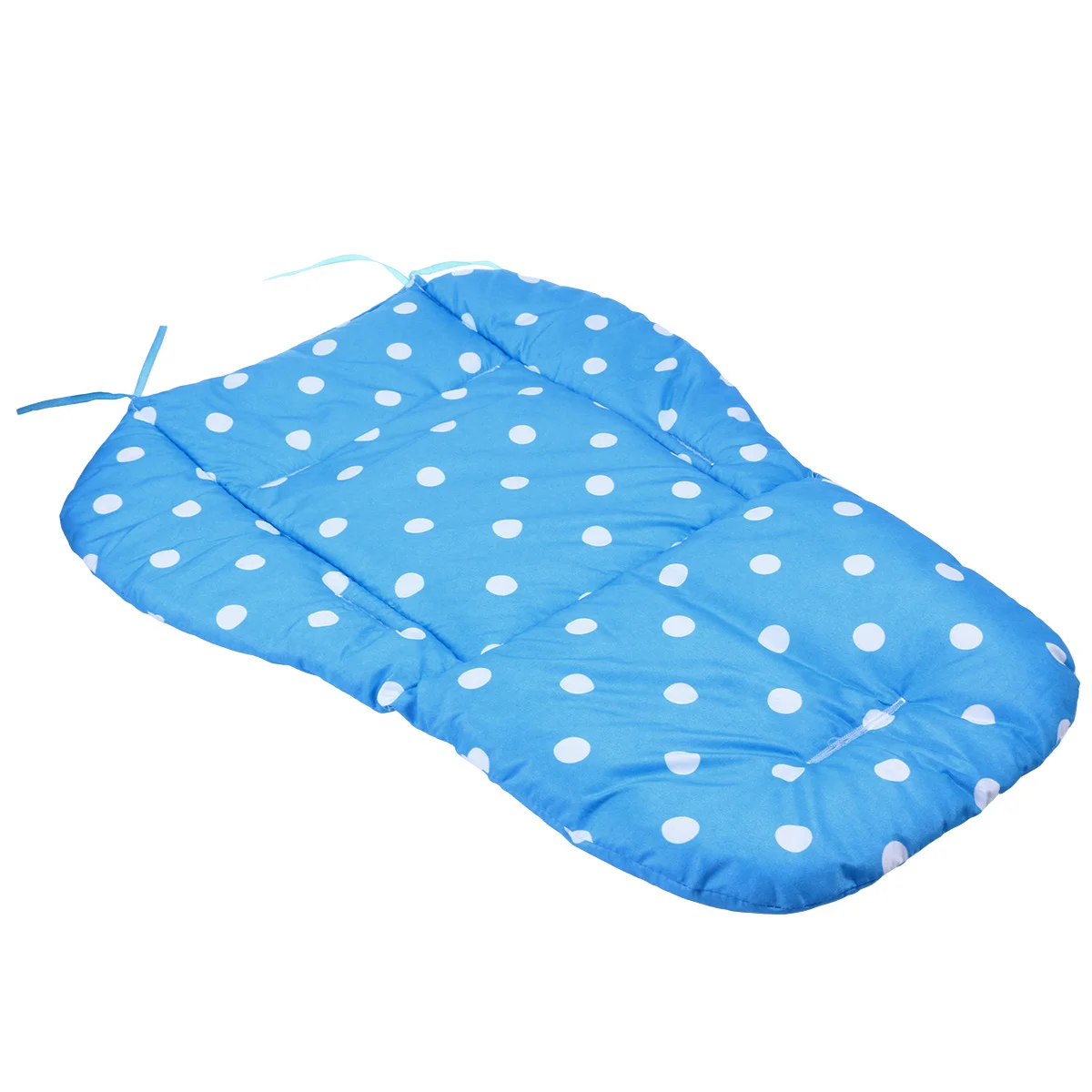 Universal Baby Stroller Cushion Pad Blue Waterproof Thick Soft Breathable Pram Liner Padding Support Machine Washable