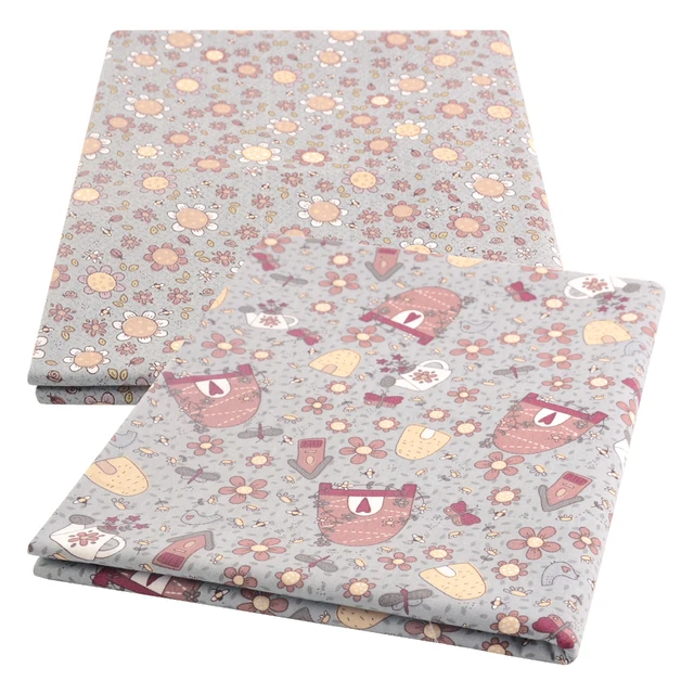 2 Teile/lose 40cm x 50cm Pre-cut Fett Viertel Schöne Bunte Qualität Gedruckt Baumwolle Stoffe Patchwork Quilten tuch für DIY Nähen – Detail 19