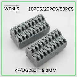 Spring PCB double-layer terminal BLOCKS DG250T 5.0 KF250T 5.0mm screw-free KF250T 5.0