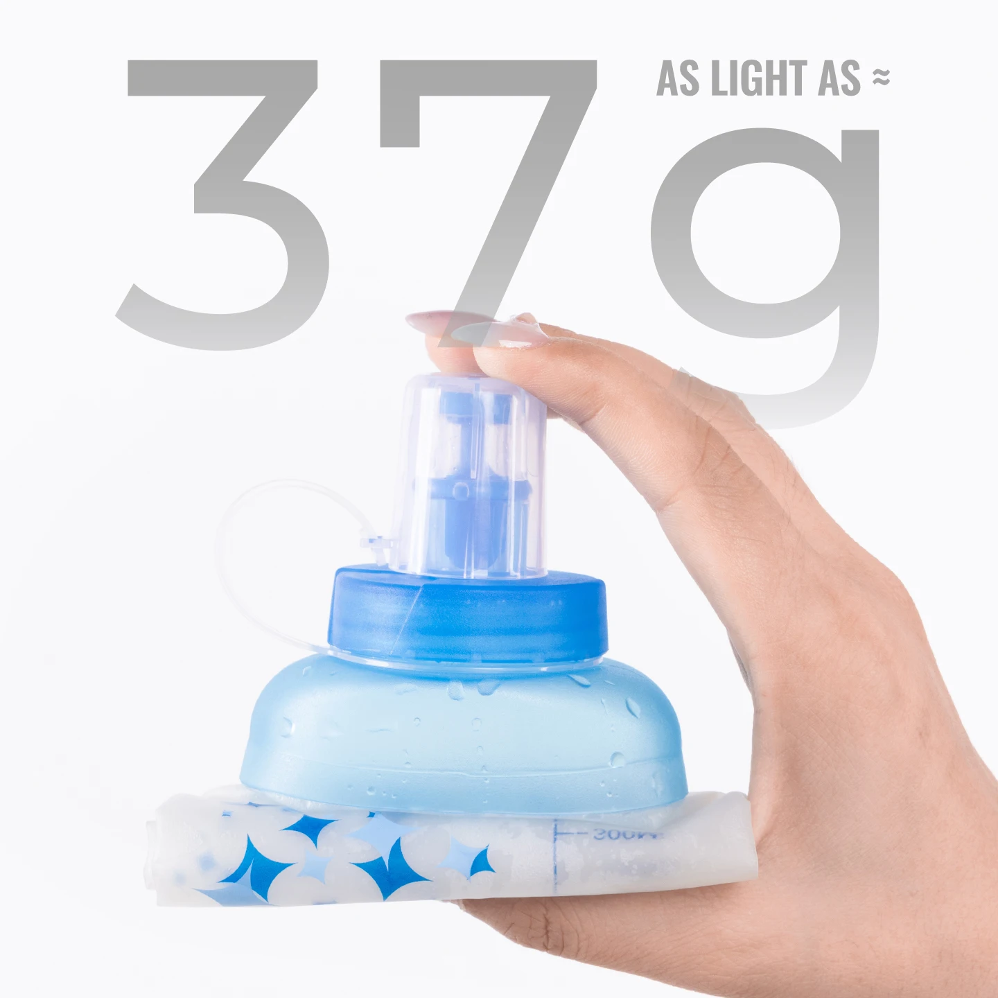 WRELS Soft Flask Collapsible Water Bottle BPA Free Leak Proof TPU Ultralight Running Hiking Cycling Climbing Squeeze Bottle view 6