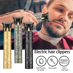 Cortadora de pelo T9 para hombre, máquina eléctrica de corte de pelo, afeitadora para Barba y cuerpo