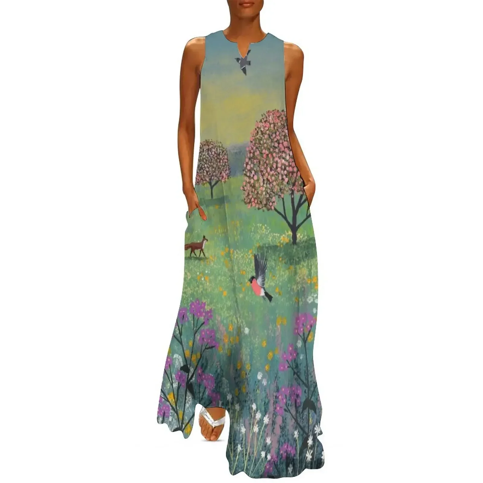 

Blossom Meadow Long Dress luxury dress dresses korean style dress women summer elegant guest wedding