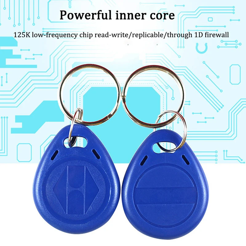 2 pz T5577 riscrivibile Rfid Tag Ring Card RFID Keys Blank Key Tag RFID Key Fobs duplicato sovralimentazione registrabile