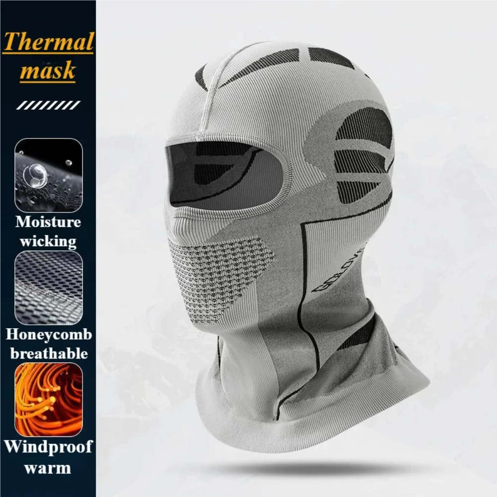 Thermal Scarf Balaclava All Face Mask Winter Warm Ski Hat Cold-Proof Cycling Hunting Head Neck Cover