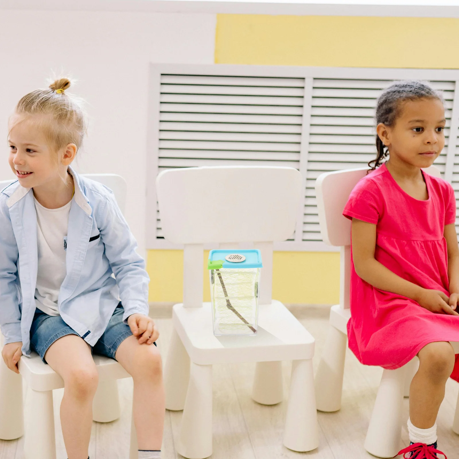 1Set Mantis Zucht Box Transparent Lebensraum Für Stick Insekten Starter Kit Reptil Terrarium Spinne Gehäuse Fütterung Container