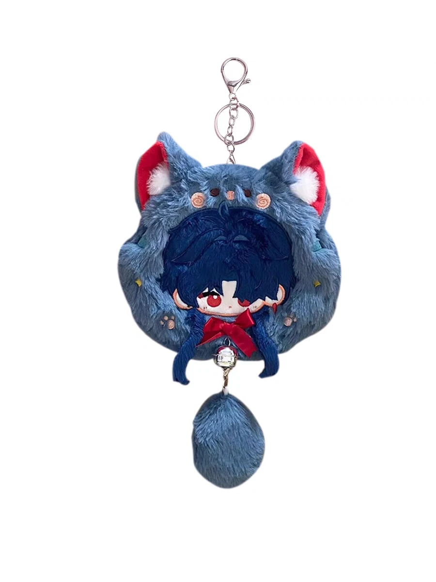 Anime Honkai: Star Rail  Blade Dan Heng Jing Yuan Cosplay cotton Doll  Plush headphone storage bag  Gift