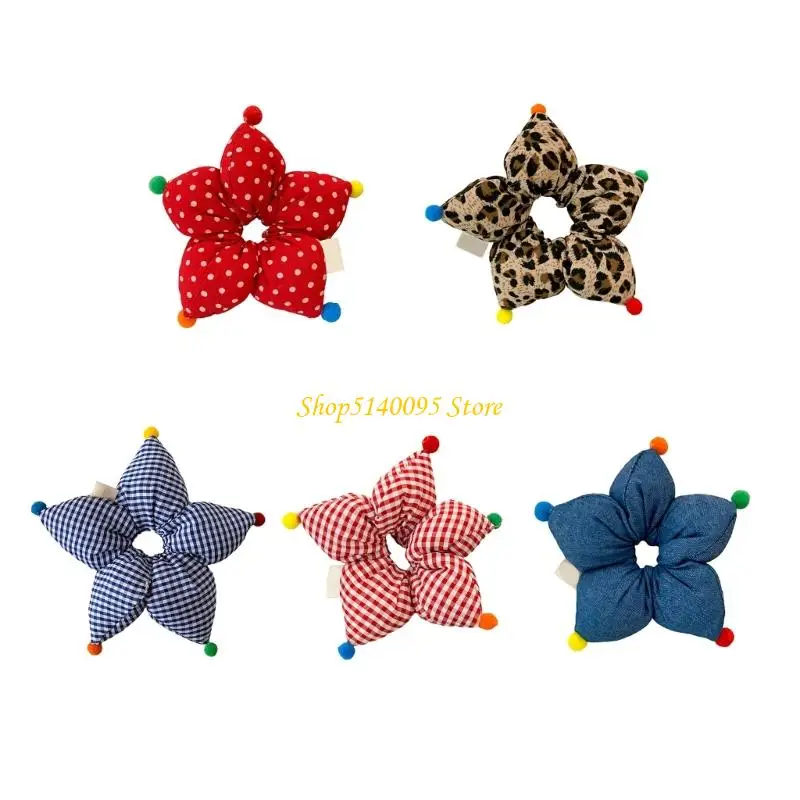 

DXAE Gentle Hair Friendly Fabric Scrunchies Portable Stylish Hair Bands Daily Use