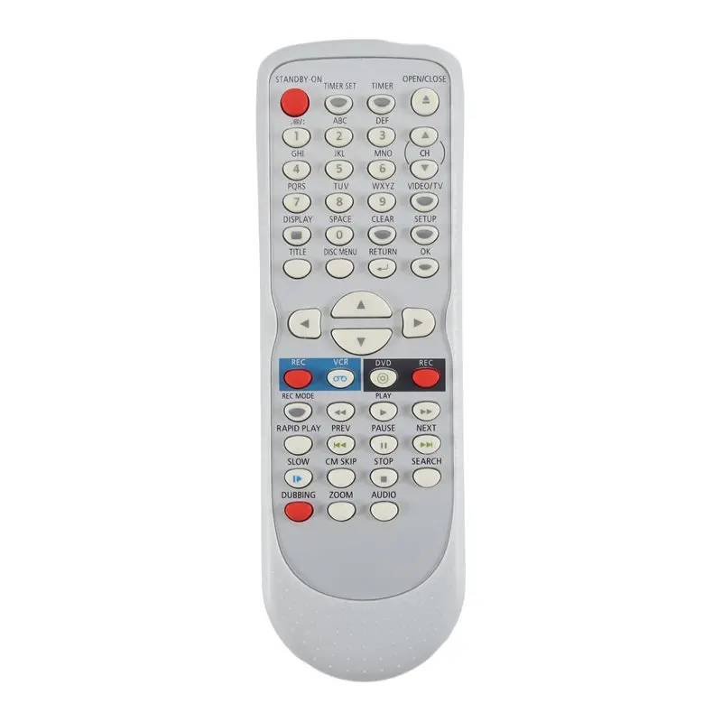 Reemplace los accesorios del control remoto NB654 para el grabador de VCR/DVD Funai NB654UD SV2000 WV20V6 PY90VG-ELEC