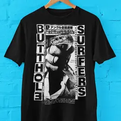 Butt Hole Surfers T Shirt Butt Hole Surfers Japanese Snake Shirt Punk Rock Unisex Softstyle Tee T-Shirt