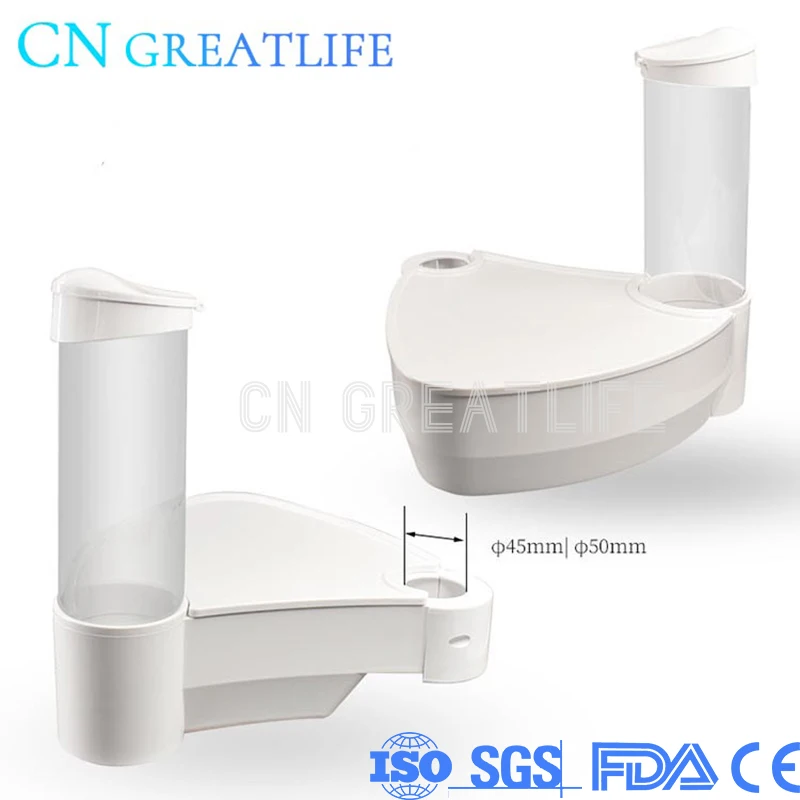 

GreatLife Dent Upgrade Dental Chair Plastic 3 in 1 plate Cup Storage Holder Tissue Box Tray Plate Dental Chair Spare Parts