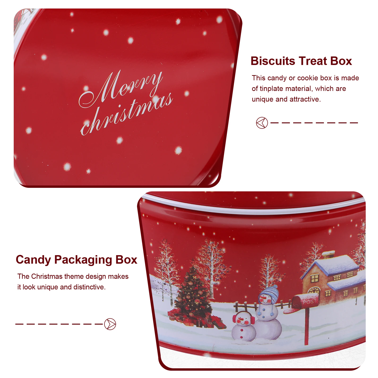 

Candy Box Christmas Tins Cookie Vintage Boxes Dad Holiday for Cookies Xmas