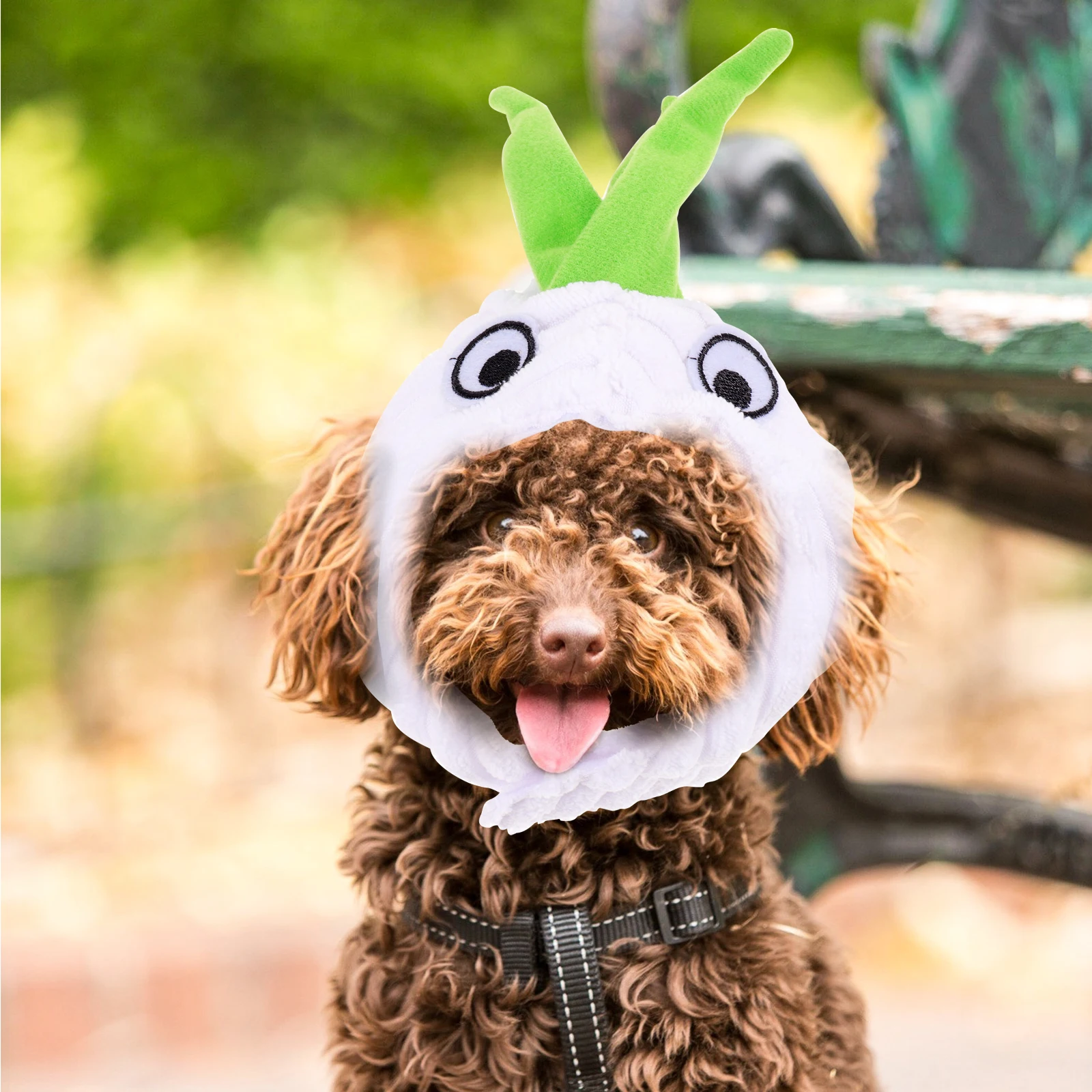 

Garlic Pet Headset Thermal Hat Dog Clothing Protective for Puppies Cotton Puppy Cat Hats