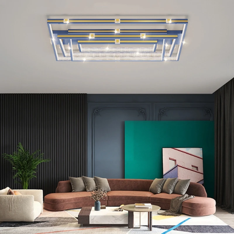 New LED Living Room Ceiling Lamp Modern Intelligent Bedroom Study Restaurant Chandelier Originality Indoor Decorate Luminaires