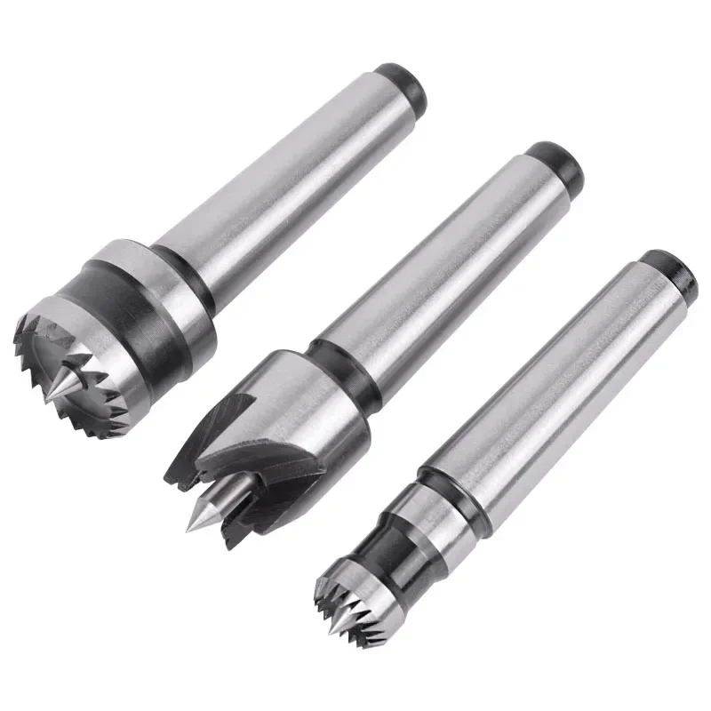 Pointe centrale de dé à coudre dentelée, MT2 rétractable pour le calcul, support d'extrémité de broche de tour, travail, 1 pièce