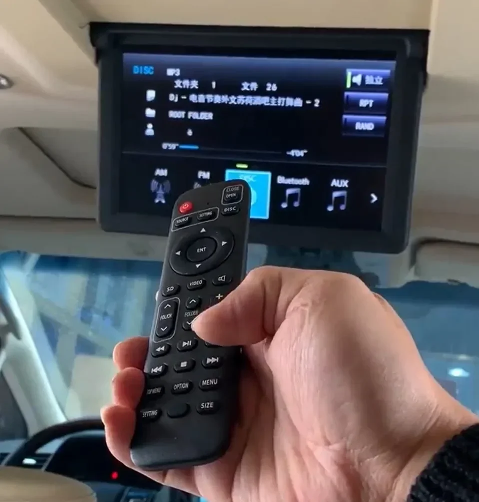 Entertainment Electric Remote Control For Alphard 20 Series 30 Series 2012-18 Rear Seat DVD Display screen