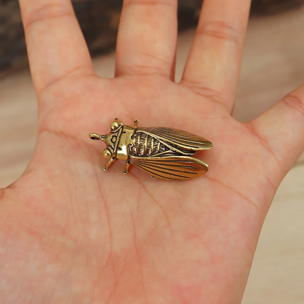

5 шт., украшение для ключей, кулон, милая цепочка цикады, брелок Lucky Cicada, животное, цикады, золотые ювелирные украшения, орнамент