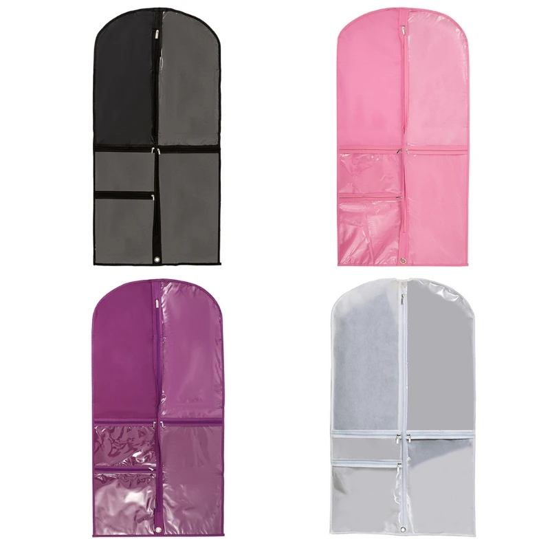 

Children Dance Costume Garment Bag with 5 Pockets Stylish Clothing Hanging Cover