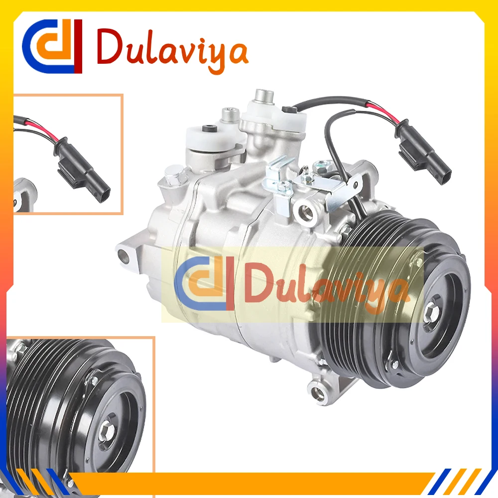 

A/C AC Compressor with Clutch & Pulley For Mercedes C400 C450 E450 GLE400 GLS450 S550 0008303202 0008307100 A0038302060