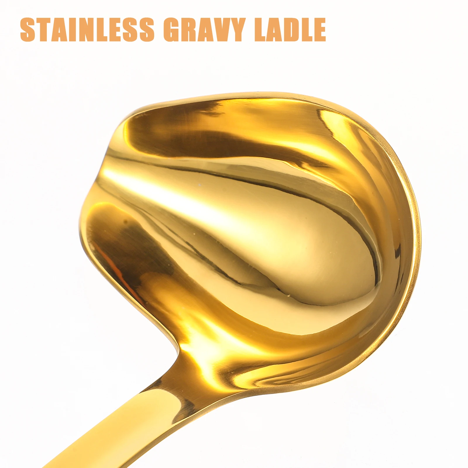 

1pc Stainless Steel Gravy Ladle 20Cm Sauce Serving Spoon For Kitchen Soup Oil Dressing Cooking Ladle Seasoning Scoop Kitchen