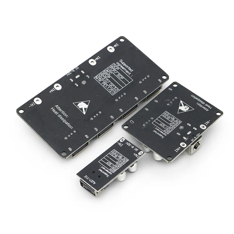 10/20/50/100Pcs DC-DC Step-Down ModuleQC2.0 QC3.0 Fast Charging USB Charging Board Compatible with iPhone, Huawei FCP