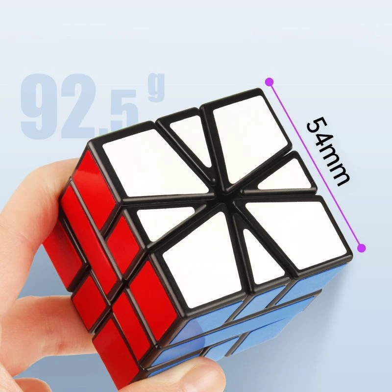SENGSO Speed Magic Cube Puzzle SQ-1 black stickers Special-shaped adjustable smooth Magico Cubo Square For Kids Educational Toys