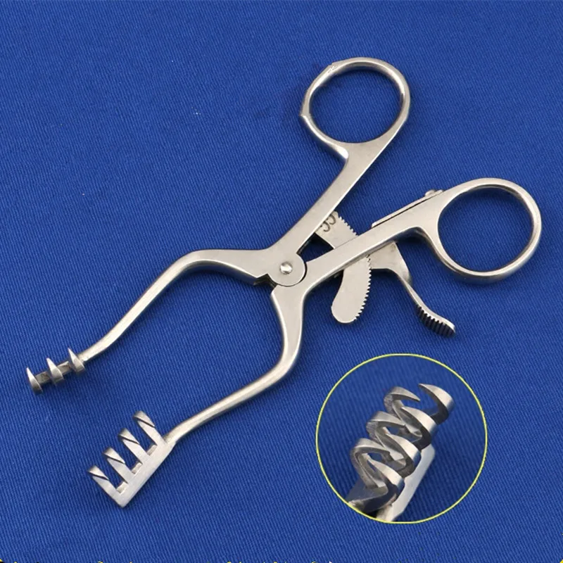 1Pcs Weitlaner Retractor Selbst-Halte Retraktoren Stumpfen Wunde Weitlaner Retractor Veterinär Instrumente