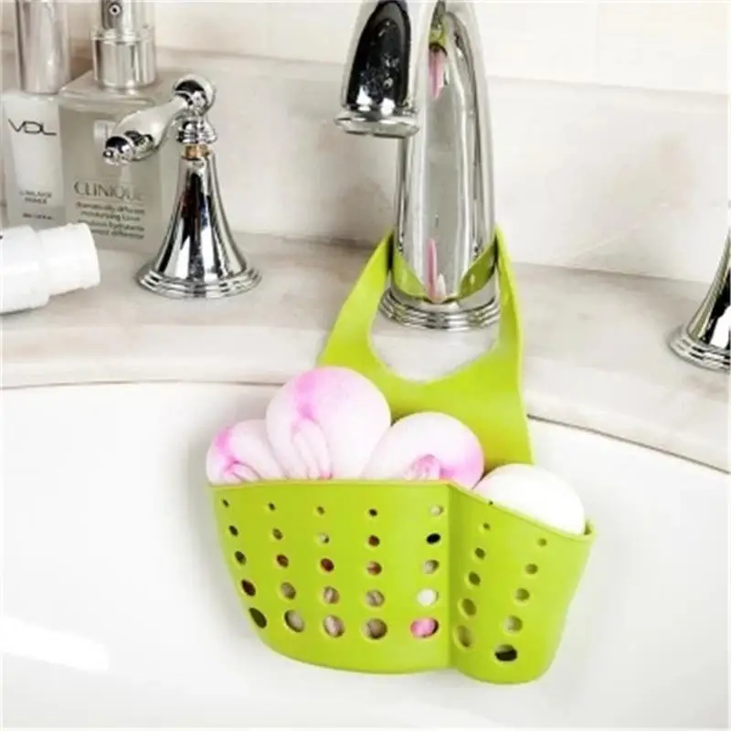 Drying Rack Sponge Shelf Storage Basket Silicone Sponge Pool Storage Supplies Breathable Kitchen Utensils Faucet Holder Creative