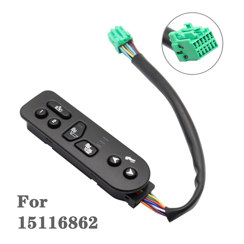 Front Driver Side Seat Heater Switch For Cadillac Escalade Base Chevrolet Suburban GMC 15116862 Spare Parts