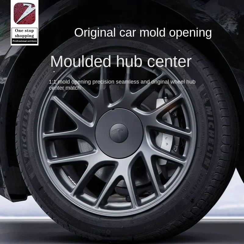 Tesla Roda Hub Capa Protetora, Tampa de Parafuso Central, Novo Modelo 3, 18 Polegada, 24, Logotipo