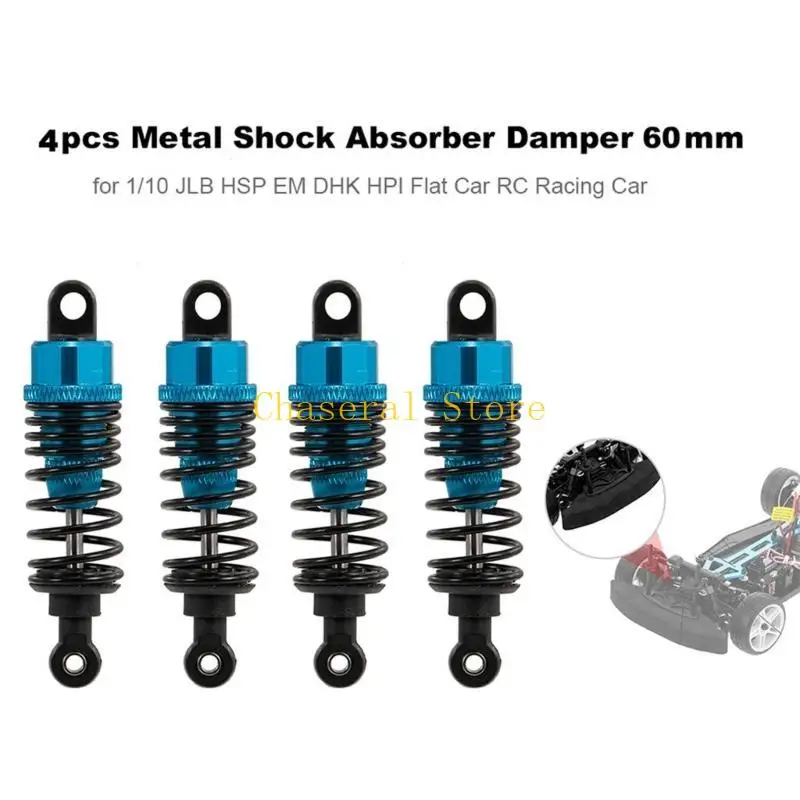 E7CE Metal Spring Shock Absorber-Damper for 1:10 HPI Flat Car Offroad Crawlers
