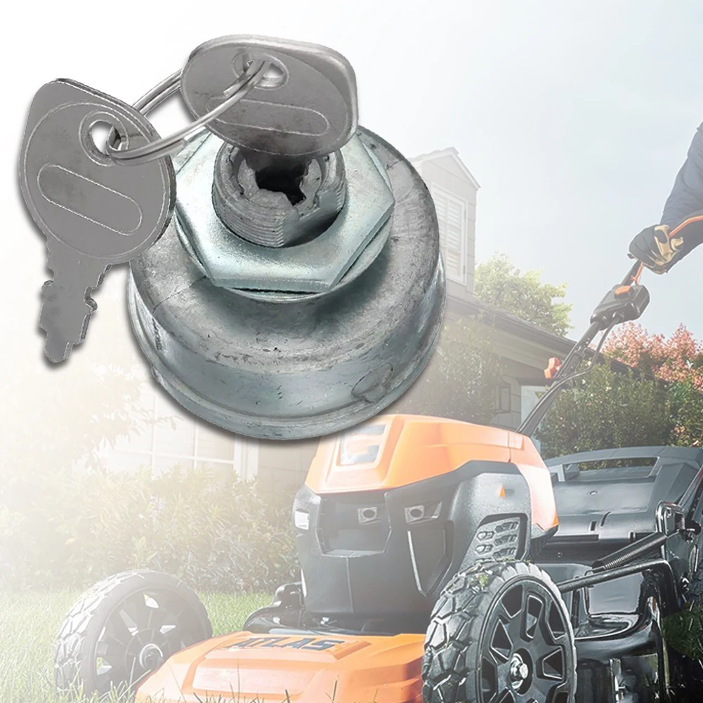 Starter Switch with 2 Keys Metal Lawn Mower Start Switch 5 Terminals for MTD 725-0267 925-0267 Tractor - view 4