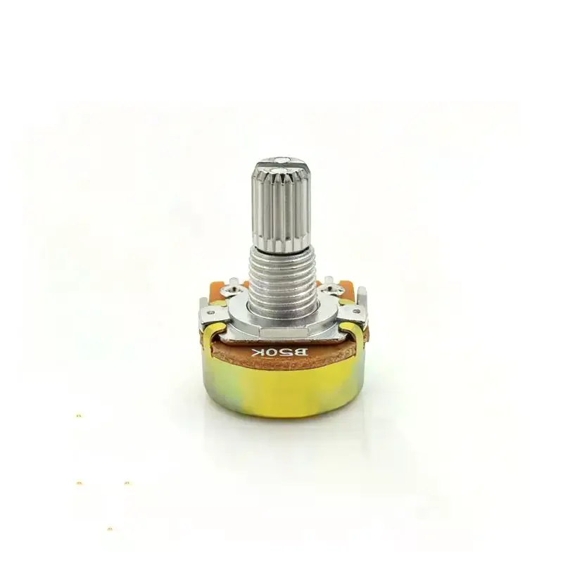 5Pcs WH148N 15mm Single Potentiometer B Type Variable Resistor Volume Control Potentiometer Audio Amplifier Electronic Circuit